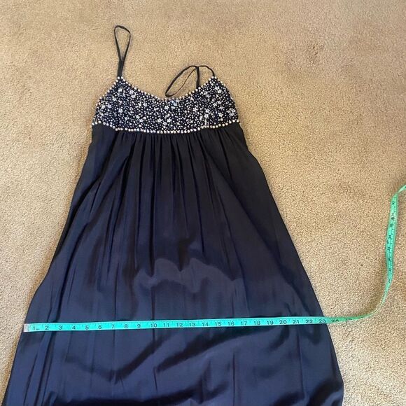 REBECCA TAYLOR SILK PRINCESS SPARKLE DRESS Goth NWT - Picture 12 of 16